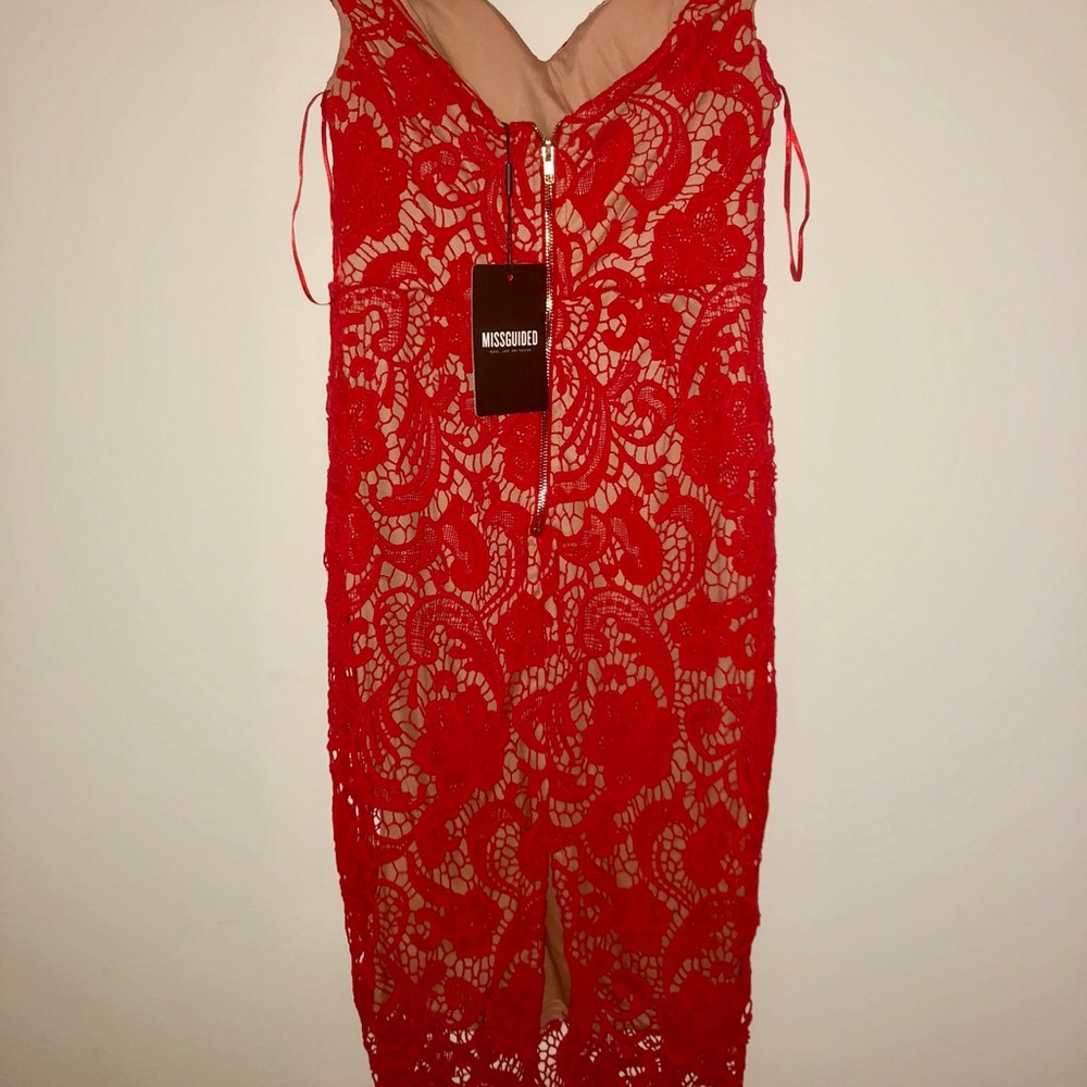 Missguided midi elegant dress - size small